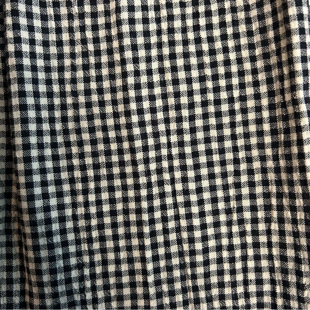 Vintage Susan Bristol Black and White Gingham A-Line Skirt - Picture 4 of 6